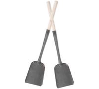2 Piezas Pala para Cenizas de Chimenea de Mango Largo | Carbón y Basura, Molde Integral, Hogar y Jardín, Accesorios Chimeneas de Leña