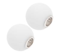 2 Piezas Pantalla de Repuesto G9 White de Vidrio Esmerilado | Difusor Pantalla Lámpara, Pantallas Claras para Lámparas de Techo Modernas, Apliques de Pared