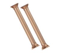 2 Piezas Pegatina de Pared de Columna Clásica 3d Dorada Pvc