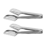 2 Piezas Pinzas para Servir Buffet de Acero Inoxidable, Mini | Resistentes al Calor, Diseño Ergonómico, Fáciles de Limpiar, Uso Multifuncional para Aperitivos, Hielo y Dulces