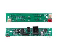 2 Piezas Placa de Control para Cubo de Basura Sensor, Apertura Automática | Módulo de Circuito para Contenedor sin Contacto, Uso en Oficinas y Espacios Múltiples, Color Verde