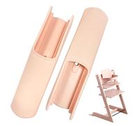 2 Piezas Protector Anticaídas para Silla Alta Stokke Tripp Trapp, ZoneYan Extensores de Patas Antideslizantes, Cubiertas de Piernas para Silla de Bebé, Accesorios de Seguridad para Trona