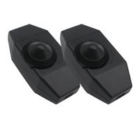 2 Piezas Regulador de Intensidad Giratorio LED 220v, Negro | ABS Componentes Electrónicos, Diseño Chic y Bonito, para Lectura y Lámparas Domésticas