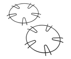 2 Piezas Rejilla para Estufa de Gas, Cinco Patas | Diseño Antideslizante y Estructura Estable, Contacto Térmico Uniforme, para Wok de Fondo Redondo y Cacerola