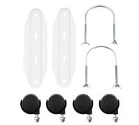 2 piezas ruedas para radiadores eléctricos, ruedas para radiadores de aceite, soporte de polea móvil especial para radiador, rueda universal para radiador, recambio ruedas radiadores, color negro