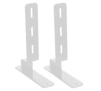 2 Piezas Soporte de Fijación para Tablero Perforado de Escritorio | Montaje Estable en Mesa, Diseño Minimalista y Limpio, Adecuado para Estudio, Manualidades y Organizador