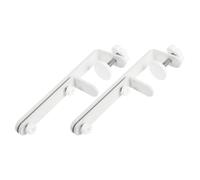 2 Piezas Soporte de Mesa para Tablero Conector de Escritorio | Panel Escritorio Organizador Pared, Soporte Mesa Estable, Instalación Fácil, Diseño Versátil y Fiable