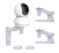 2 Piezas Soporte de Pared para Monitor de Bebé Compatible con TP-Link Tapo C200/ C210/ C220/ Tc70, Kasa Ec70/ Kc410s Cámara Vigilancia, Soporte de Techos Montaje con Ángulo Ajustable
