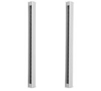 2 Piezas Soporte para Menús de Cocina de Aluminio sin Taladro | Riel Deslizante para Pedidos, Aleación de Aluminio, Color Plata, para Food Truck y Cafetería