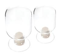 2 Piezas Tarro de Cerillas 250ml, Diseño Simple y Estable | Goma Base, Uso Personal o Profesional, Pieza Decorativa, Formato 125ml