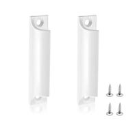 2 Piezas Tirador Puerta Corredera, Tiradores Puertas Correderas, Mango de Puerta de Terraza con Tornillos, Tiradores para Armarios, Cajones, Cercas, Balcones, Jardines