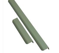 2 Piezas Tiradores Ocultos Armarios Manijas de Aluminio,Manillas Puerta de Cajón Perilla de Muebles,Asas Modelo con arcos mango Cocinas,Cajones,gabinete (1200mm,Verde)