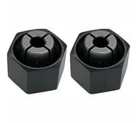 2 pinzas de enrutador de 1/4 pulgadas, la pinza de enrutador sustituye a prueba de óxido, resistente a la corrosión, compatible con DeWalt 326286-04 DW621 DW616 compatible con Hitachi 323-293 RC025DW