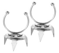 2 pinzas de metal y vidrio, y clips para esmaltado, para trabajar con cerámica
