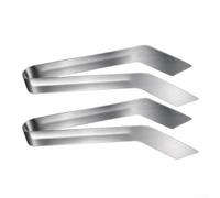 2 pinzas de trasplante de acero inoxidable para plantas jóvenes, alicates suaves para eliminar raíces para minimizar daños, herramienta esencial de jardinería para el cuidado en interiores y