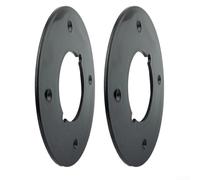 2 placas base de plástico negro para enrutador eléctrico 3612 3612C | Placas base de montaje de pie de repuesto | para parte de soporte de enrutador en forma de círculo
