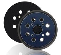 2 Platos de Lija de 125 mm, 8 Agujeros, Gancho y Bucle para Lijadora