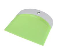 2 raspadores de masa, cortadores de masa, raspador de pastel, raspador de banco para hornear, herramienta para alisar pasteles, raspador de crema para raspar, pala, picar crema, (74073-1 Green)