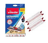 2 repuestos de almohadillas Vileda Ultramax y Ultramat Turbo para fregona