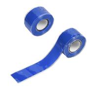 2 rollos de cinta de silicona autosoldable, cinta aislante resistente al calor, cinta de reparación, resistente al agua, autoadhesiva, 2,5 mm x 3 m, para reparaciones impermeables, conexiones