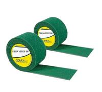 2 Rollos de Estropajo de Fibra Verde Calidad Extra de 6 Metros | Elimina la Suciedad Incrustada, Todo Tipo de Superficies, Uso Profesional y Doméstico, Para Limpiezas Difíciles