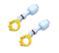 2 sensores de nivel de agua, tanto circuitos de CA 220 V como CA/CC 24 V pueden ser utilizados, interruptor de flotador líquido para hidroponía, jardinería, acuario, piscina, tanque, 52 mm