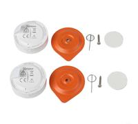 2 sensores de temperatura y humedad para Alexa para smartthings - Higrómetro inalámbrico para interiores con alarma y control de aplicación - Monitor de alta precisión para el hogar, habitación de