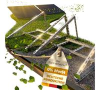 2 sets de soporte para módulo solar con peso, 0% IVA, soporte para módulos solares de hasta 114,5 cm, soporte para panel solar resistente, ajustable de 0 ° a 90°, techo plano, planta de energía para