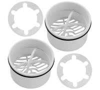 2 Sets Tubos Filtro Atrapa Pelos Ducha, Filtro pelos desague Ducha | Filtros Desagüe Ducha Pelo compatible con Viega Tempoplex 6960 6961 6962 6963, sifón de desagüe de duchas