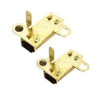 2 soportes de cepillo de carbono para Bosch GBH2-20 de cobre puro | Dimensiones de 22 x 20 mm, compatible con martillos eléctricos, acabado dorado, ajuste preciso, esencial de reparación