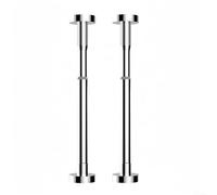 2 soportes de soporte para fregadero de montaje inferior, patas de fregadero ajustables de acero inoxidable, sistema de instalación y reparación de patas de fregadero para cocina, baño (50-80 cm,