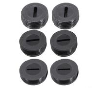 2 Tapas Portaescobillas 13mm Plástico Negro 2 Tapas Portaescobillas(13mm) | Plástico , para ajuste perfecto 13mm, reemplazo para fácil, protege motor, evita chispas
