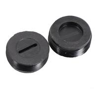 2 Tapas Portaescobillas 13mm Plástico Negro 2 Tapas Portaescobillas(18mm) | Plástico , para ajuste perfecto 13mm, reemplazo para fácil, protege motor, evita chispas