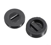 2 Tapas Portaescobillas 13mm Plástico Negro 2 Tapas Portaescobillas(20mm) | Plástico , para ajuste perfecto 13mm, reemplazo para fácil, protege motor, evita chispas