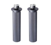 2 Topes de Abrazadera para Perros de Banco de 20 Mm, Tope de Ranura Deslizante para Riel Guía para Perros de Banco, Acabado Anodizado, Aleación de Aluminio, Banco de Trabajo