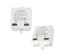 2 transformadores LED Mini 12 V/CC, 12 V/CC 12 W, mini transformador LED, controlador de corriente continua, 0-10 W Mini Transforme2, iluminación LED transformador electrónico