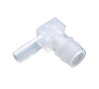 2 Uds/20 Tamaños Plástico Tipo L Reductor Codo Unión Agua Aire Tubo Junta Manguera De Silicona Conector Linker Piezas Acuario(6-8mm)