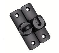 2 uds cerradura de puerta pestillo pernos seguridad for el hogar aleación Zinc resistente corredera 90 180 grados para Puerta, Ventana
