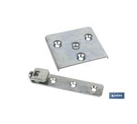 2 uds. colgador de armario zincado 53 mm venta unitaria
