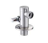 2 uds G1/2 "válvula angular for grifo, accesorio de baño, válvula for inodoro, acero inoxidable 304 para bafieras y duchas(S)