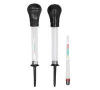 2 Uds Hidrómetro Electrohidráulico Probador de Densidad de Electrolitos de Batería 1.100-1.300 Herramienta de Medición