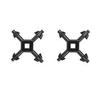 2 Uds Llave de Portabrocas 4 en 1 Llave de Portabrocas, Llave de Portabrocas para Prensa de Taladro, Llave de Portabrocas Maestra Profesional Original, Llave Universal