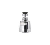 2 uds S/L grifo Universal giratorio de 360 grados punta filtro burbujeador agua suministros cocina Para Grifos(8 * 5 * 2.5cm)