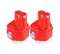 2 unidades de 12 V 4,8 Ah Ni-MH batería de repuesto para Makita 1234 193100-4 PA12 1220 compatible con 1222 1233 1235 1235F