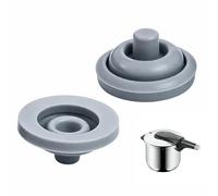 2 Unidades Goma Olla WMF Perfect Válvula Silicona Anti-Fugas Compatible, Válvula Olla Perfect Recambio 2,5-8,5L Ø18-22cm, Recambios Perfect Plus Gris Cocina Hogar Profesional