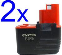 2 unidades. Repuesto compatible para los modelos BOSCH GSB 14.4 VE-2 y PSR 14.4 VES-2