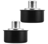 2 Unidades Válvula de Ventilación del Motor Negra, Metal, Inserción | Compatible con 327 350 302 454, Ajuste para Orificio 1.25 Pulgadas, Mantenimiento sin Herramientas, Reparaciones