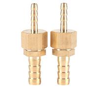 2 unids Latón de manguera Espiga Paquete de liberación rápida Acoplador roscado Enchufe de conexión Conector 4-6 mm para estanque de piscina manguera Adaptadores de tuberías