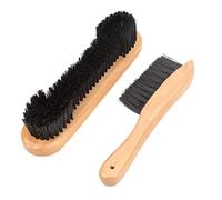 2 unids Mesa de Billar Cepillo Mesa de Billar Cepillo Limpiador Kit de Mesa de Billar Cepillo Mango De Madera Manija para Mesa de Billar Herramienta de Limpieza