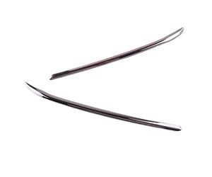 2 Unids/Set De Tira Cubierta Embellecedora Parrilla Delantera Cromada para Chevrolet para Equinox 2018 2019 2020